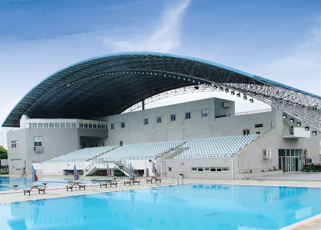 马鞍山游泳馆网架