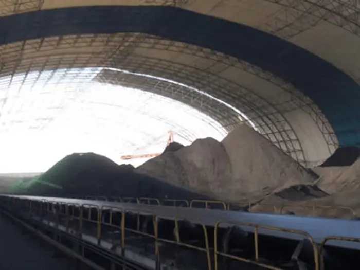 马鞍山煤棚料仓网架